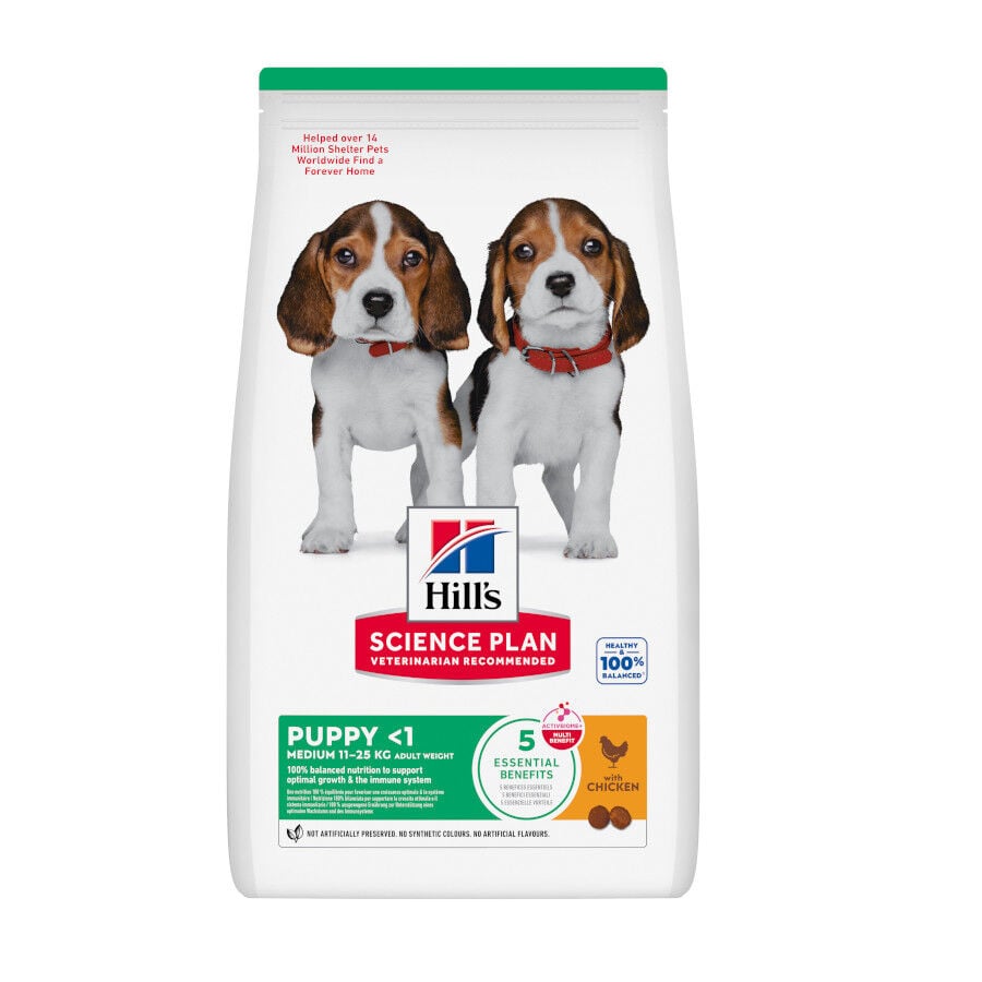 18 kg Hill's Science Plan Puppy Medium pollo pienso para perro, , large indicador imagen numero 2