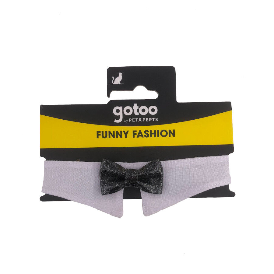 Gotoo Pajarita negra para gatos, , large indicador imagen numero 4