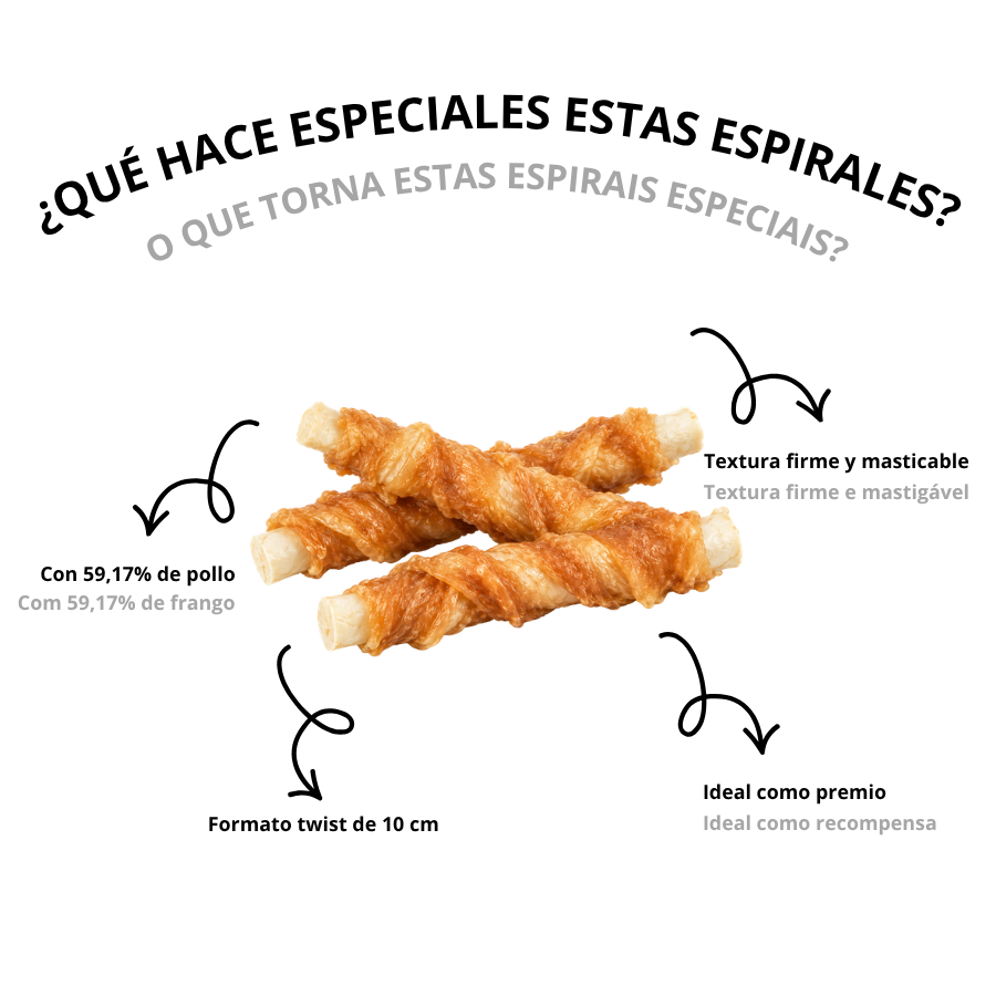 1.5 kg True Origins Wild Espiral de Pollo Snack para perros, , large Imagen numero 4