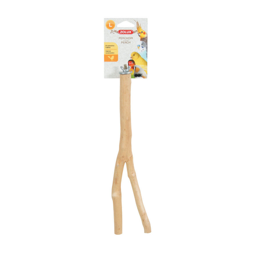 Zolux percha de rama natural para p&aacute;jaros