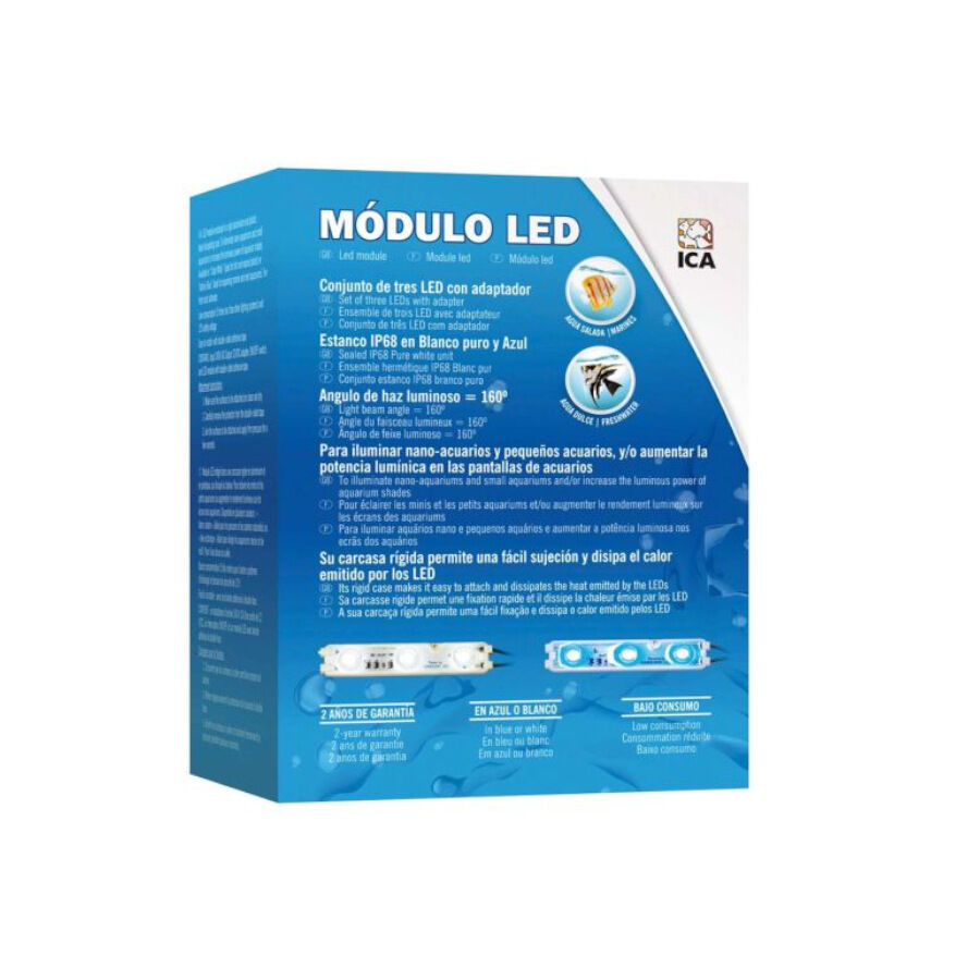 Ica Nano-Aqualed M&oacute;dulo Luz Led Blanca para acuarios