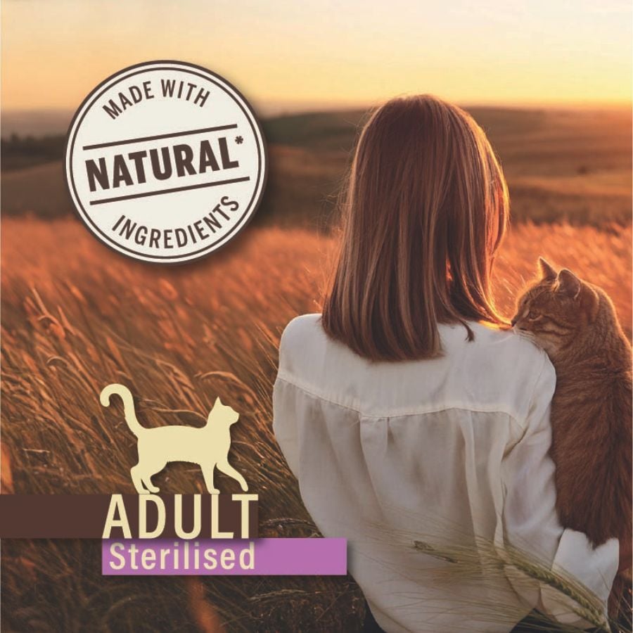 2 kg True Origins Pure Adult Sterilised Pavo pienso para gatos, , large Imagen numero 3