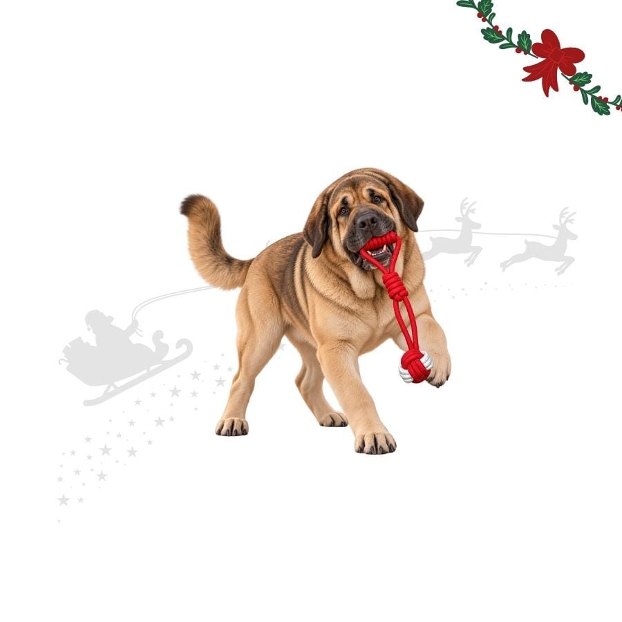 Wonder Christmas Pelota con Cuerda Juguete para perros, , large Imagen numero 1