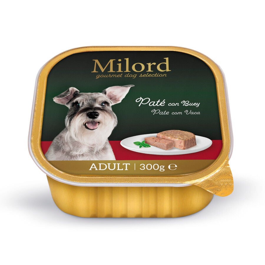 300 g Milord Adult Buey en Pat&eacute; tarrina para perros, , large indicador imagen numero 1