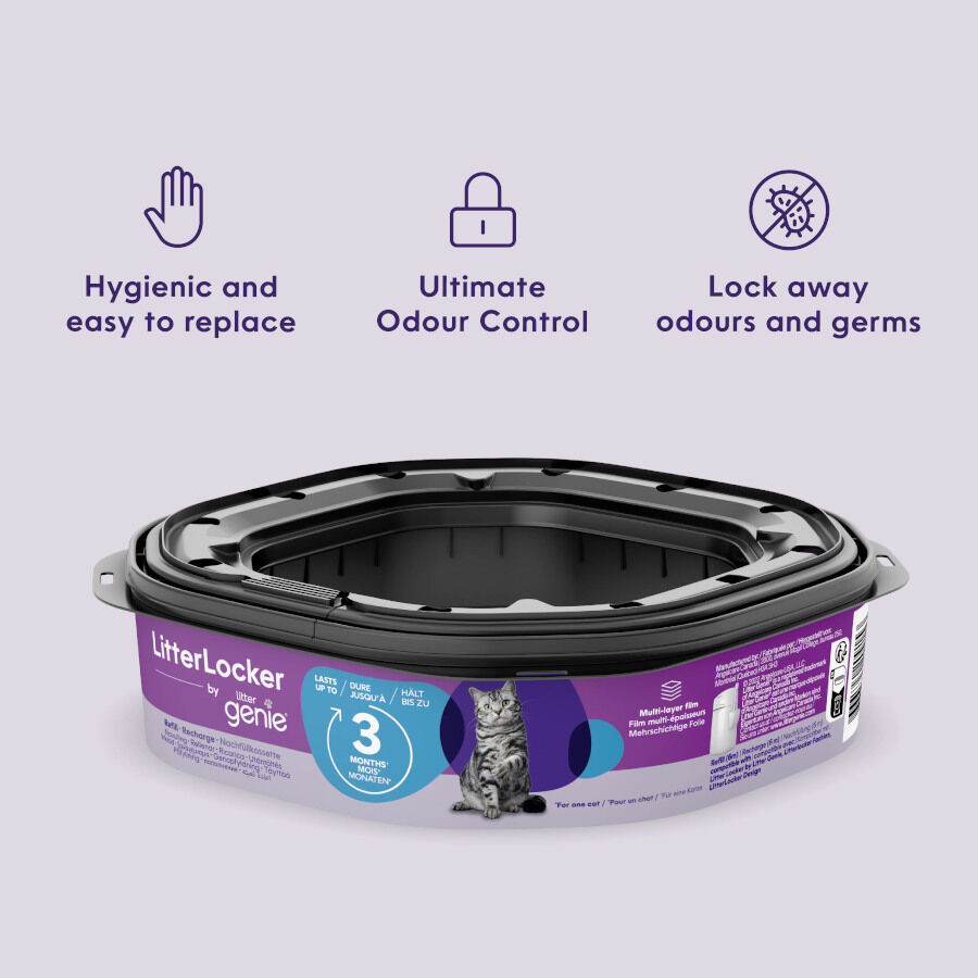 Litter Genie LitterLocker Recambio Cuadrado para gatos, , large Imagen numero 6
