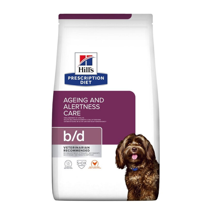 12 kg Hill's Prescription Diet b/d Ageing and Alertness Care Pollo pienso para perros&nbsp;senior, , large indicador imagen numero 1