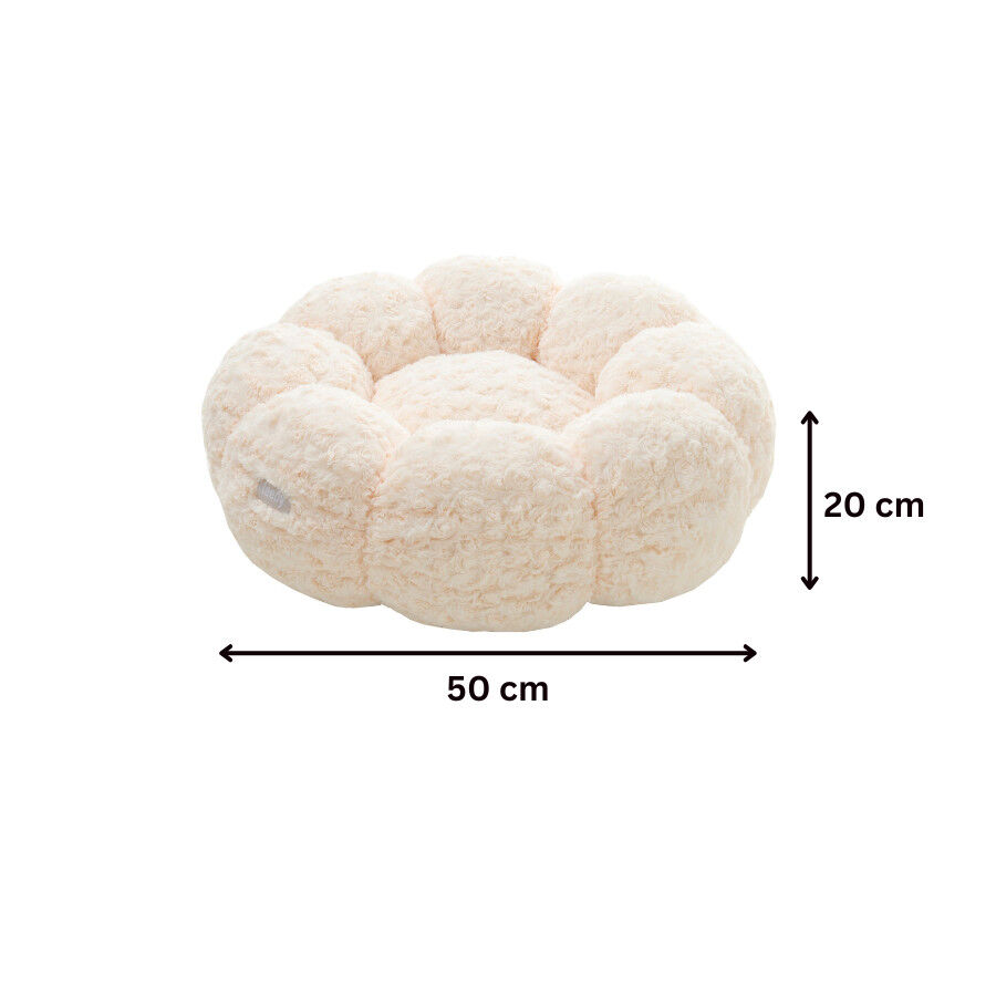 Leeby Sof&aacute; Flower Bed Swirl Beige para perros, , large indicador imagen numero 4