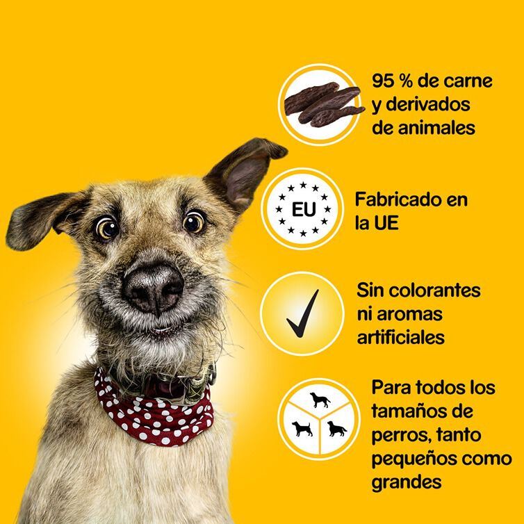 70 g Pedigree Ranchos Tiras Pollo Snacks para perros, , large indicador imagen numero 7