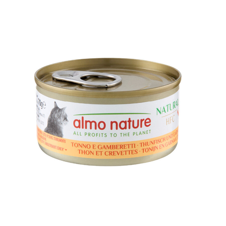 Almo Nature HFC At&uacute;n y Gambas lata para gatos