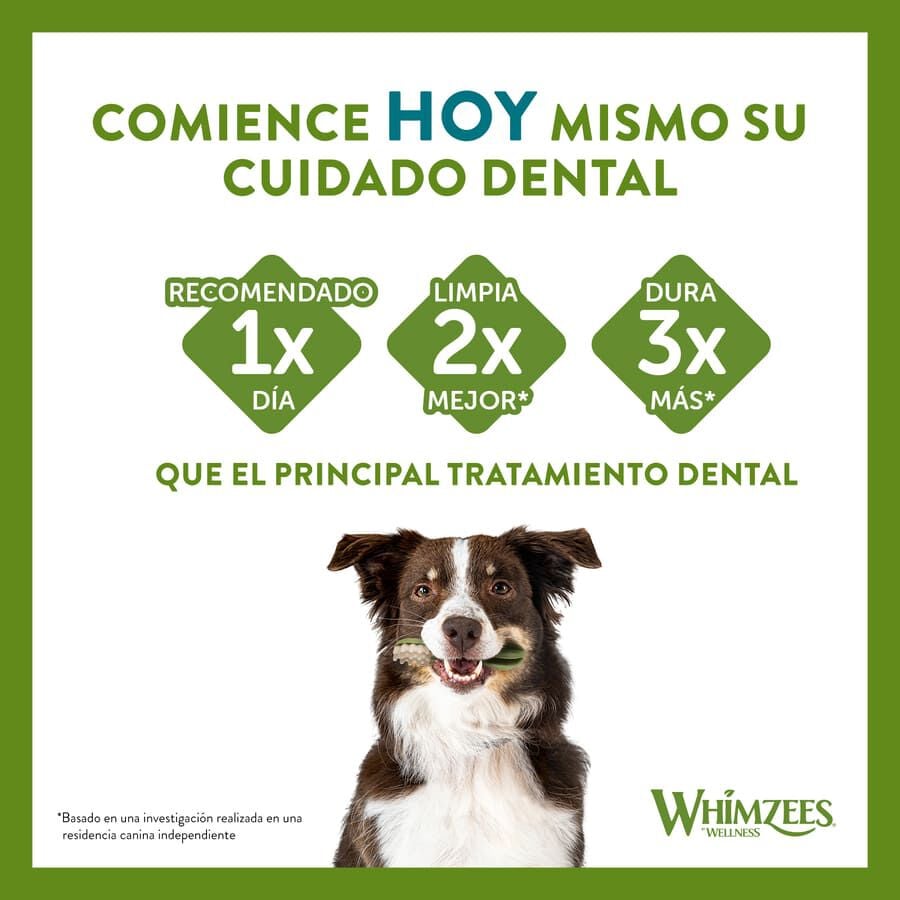 12 barritas Whimzees Snacks Dentales para perros de razas medianas, , large indicador imagen numero 6