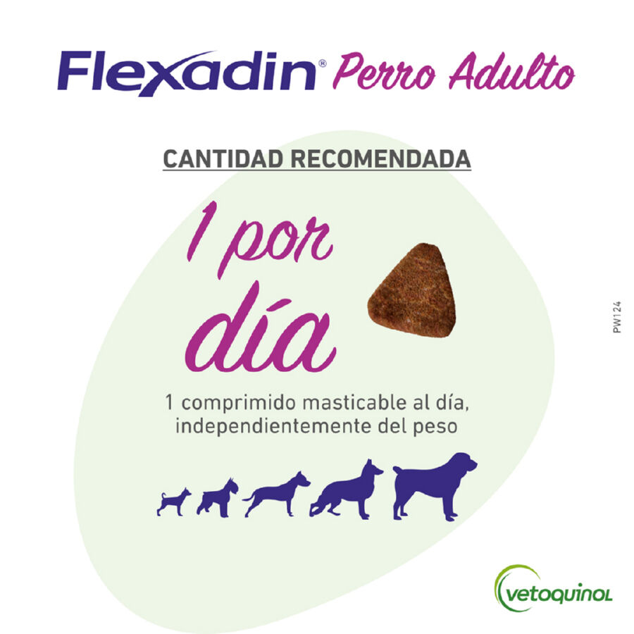 60 comprimidos Vetoquinol Flexadin Adult Condroprotector para perros, , large indicador imagen numero 5