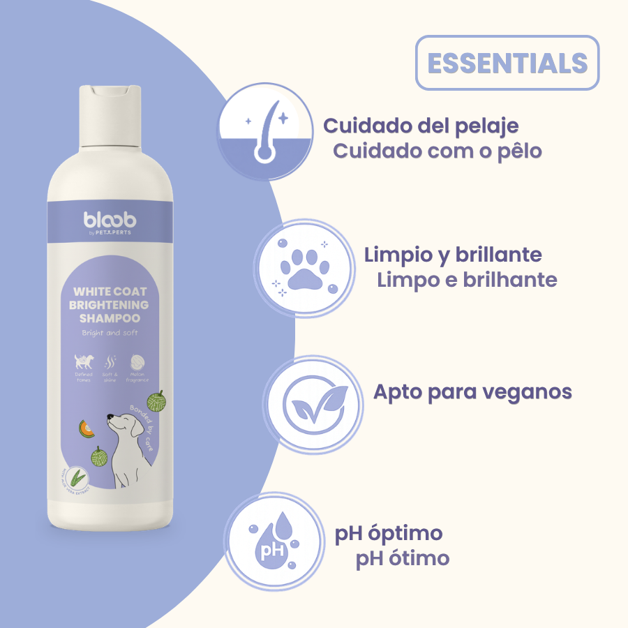 Bloob Champ&uacute; Realzador Mantos Blanco Mel&oacute;n para perros, , large indicador imagen numero 6