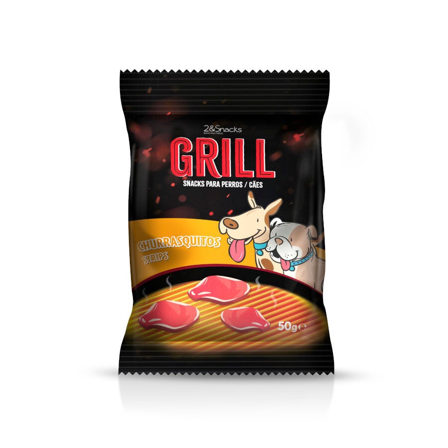 50 g 2&Snacks Churrasquitos Grill de Carne para perros, , large Imagen numero 1