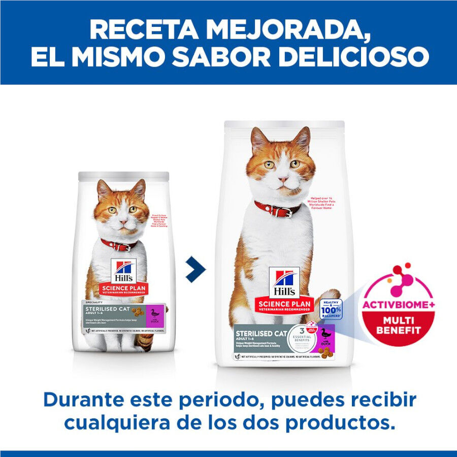 7 kg Hill's Science Plan Sterilised Young Adult Pato pienso para gatos, , large indicador imagen numero 3