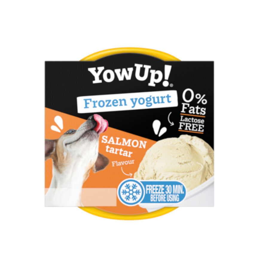 YowUp! Yogur Helado Natural Tartar De Salm&oacute;n para perros y gatos