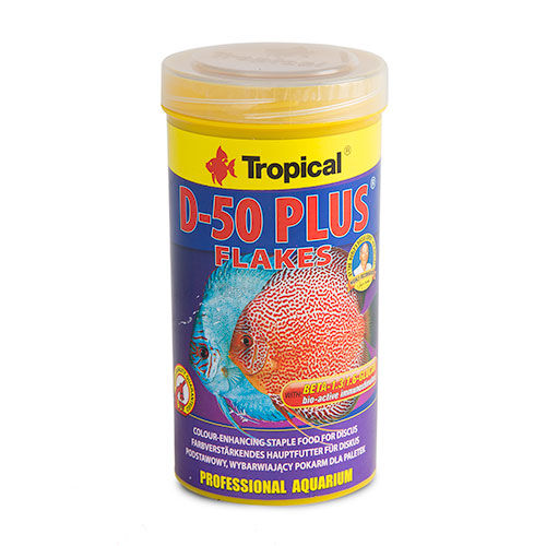 Tropical D-50 alimento para peces disco en escamas Imagen numero 1
