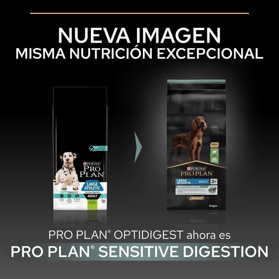 14 kg Pro Plan Adult Large Athletic Digesti&oacute;n Cordero pienso para perros, , large Imagen numero 2