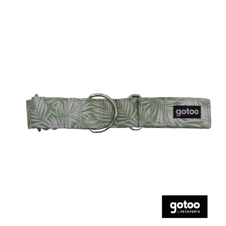 Gotoo Collar martingale estampado verde para perros, , large indicador imagen numero 2