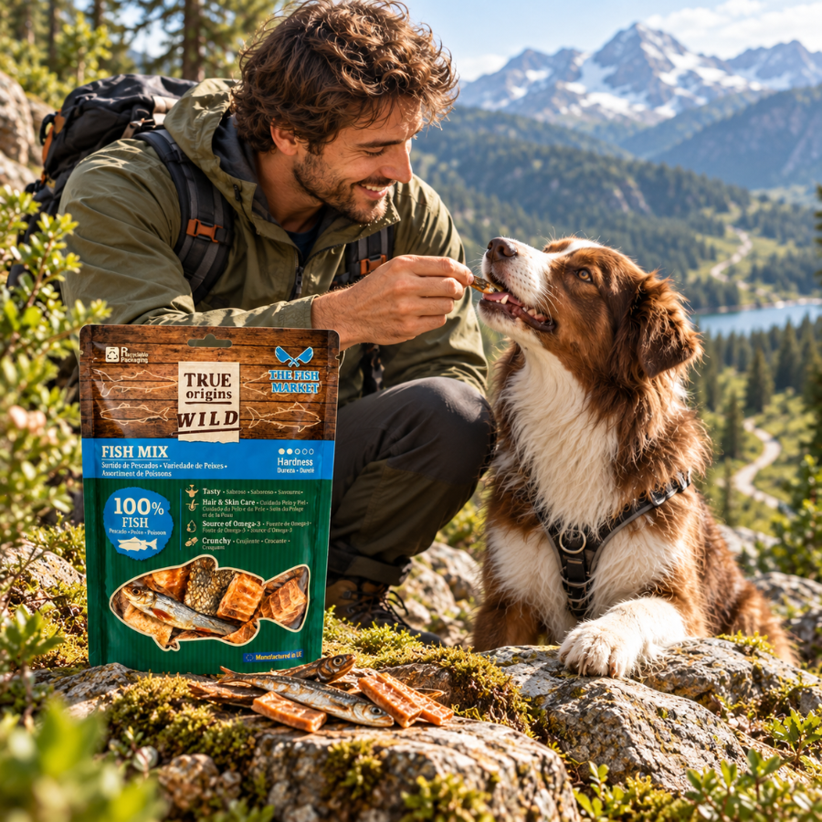 70 g. True Origins Surtido Pescados Snack para perros, , large Imagen numero 1
