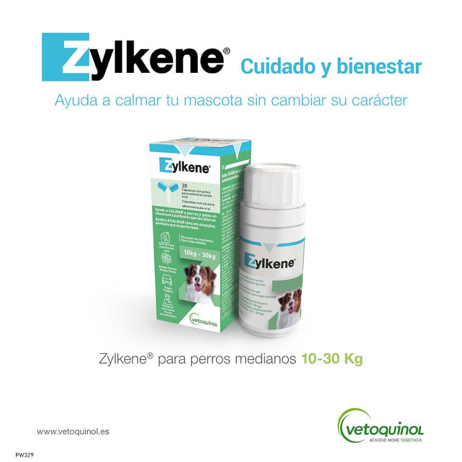 Vetoquinol Zylkene suplemento natural calmante en c&aacute;psulas para perros y gatos, , large Imagen numero 2