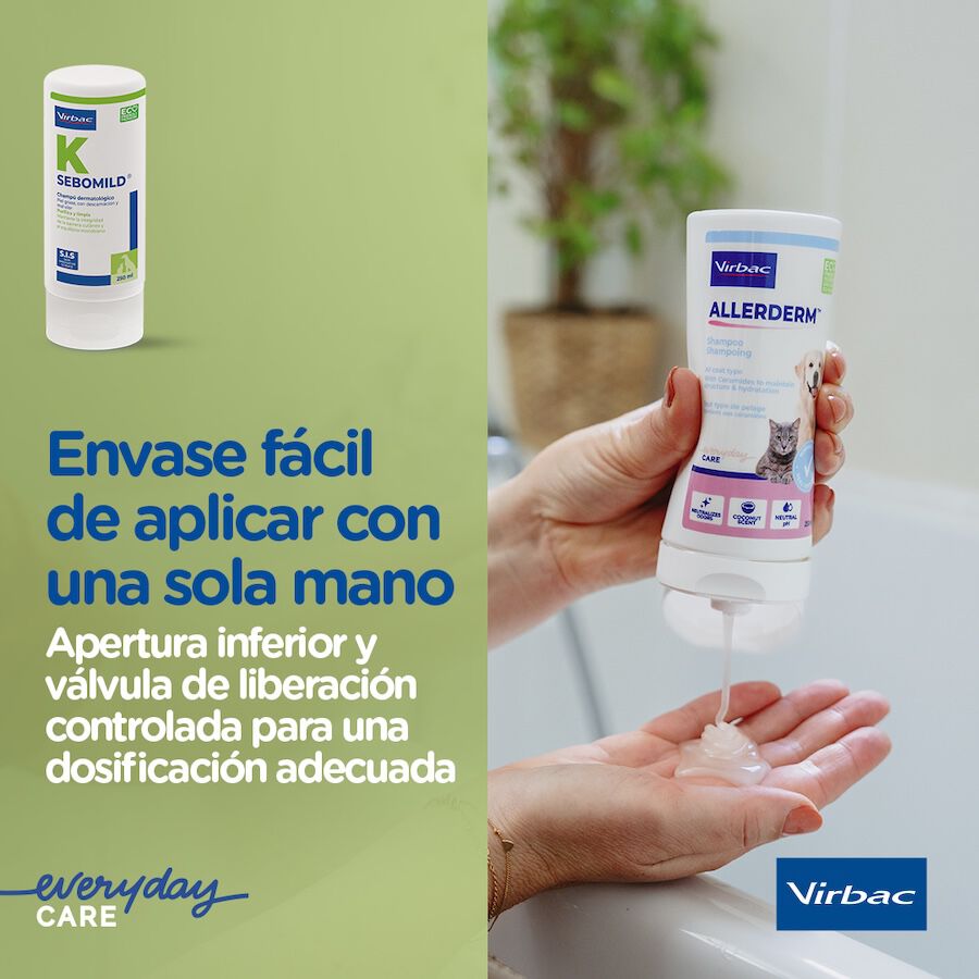 Virbac Sebomild Champ&uacute; para pieles grasas en perros y gatos, , large indicador imagen numero 7