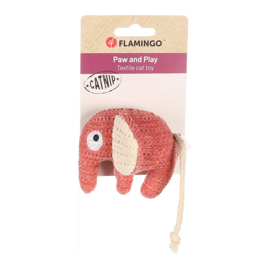 Flamingo Blaro Peluche Elefante Rojo para gatos, , large indicador imagen numero 2