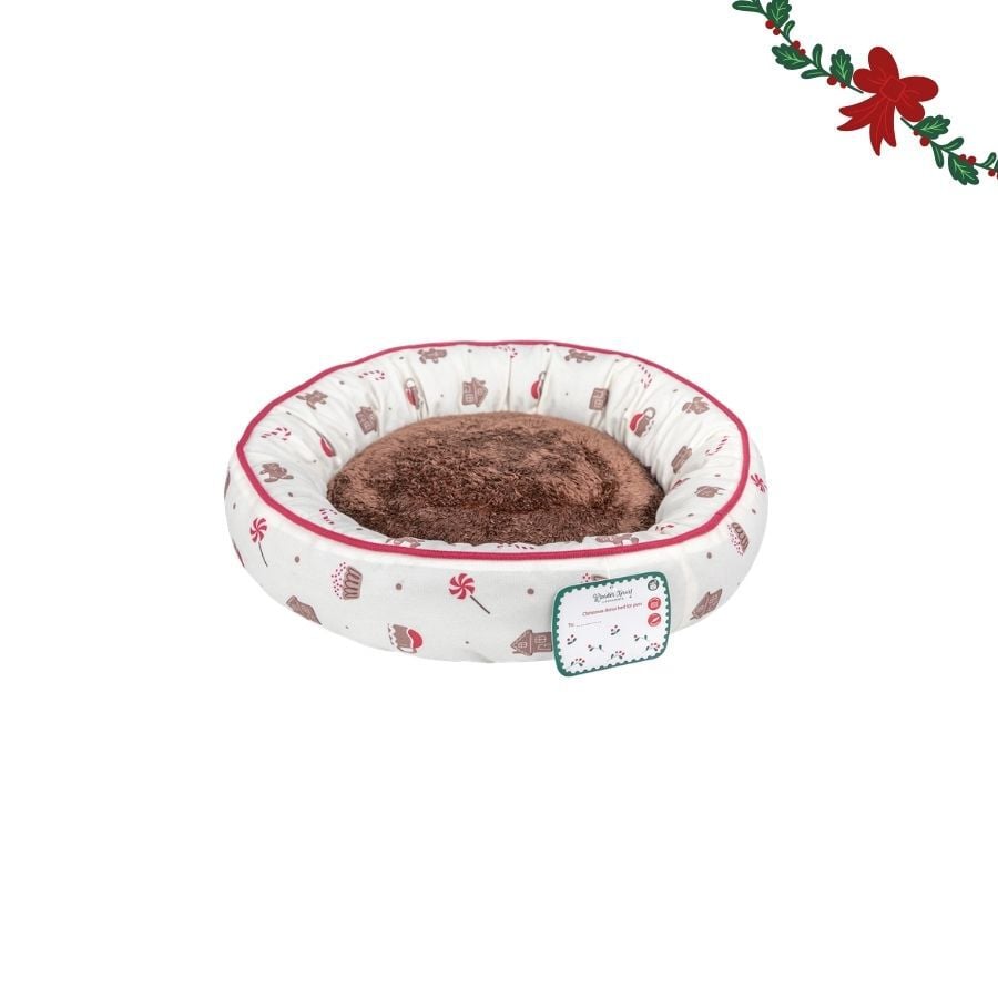 Wonder Christmas Cama Donut Estampado Dulce para gatos, , large Imagen numero 6