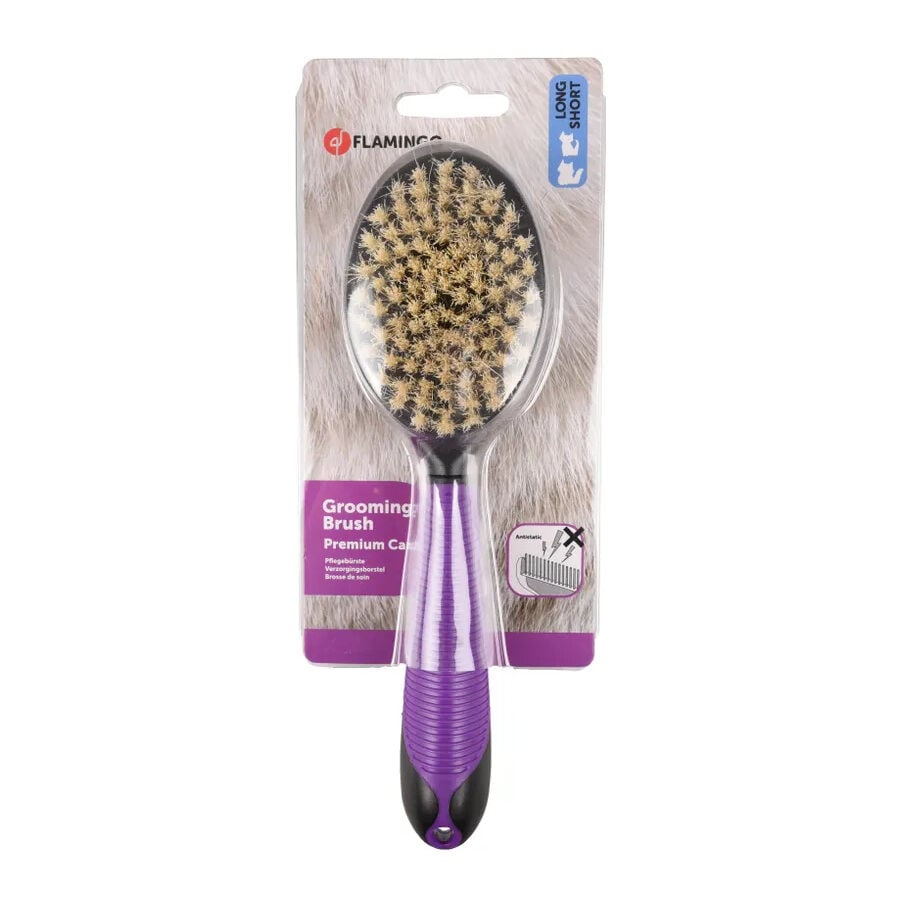 Flamingo Premium Care Cepillo de Pelo de Cerdo para perros y gatos, , large Imagen numero 2