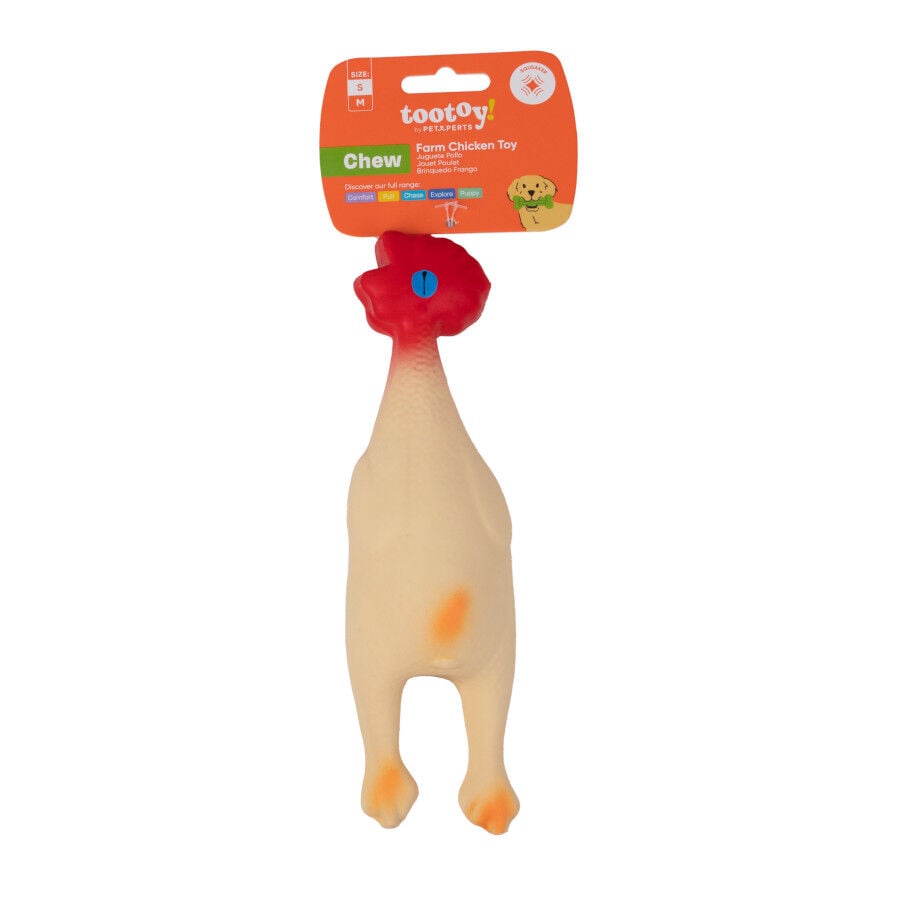 Tootoy! Juguete Pollo Mordedor con Sonido para perros, , large indicador imagen numero 8