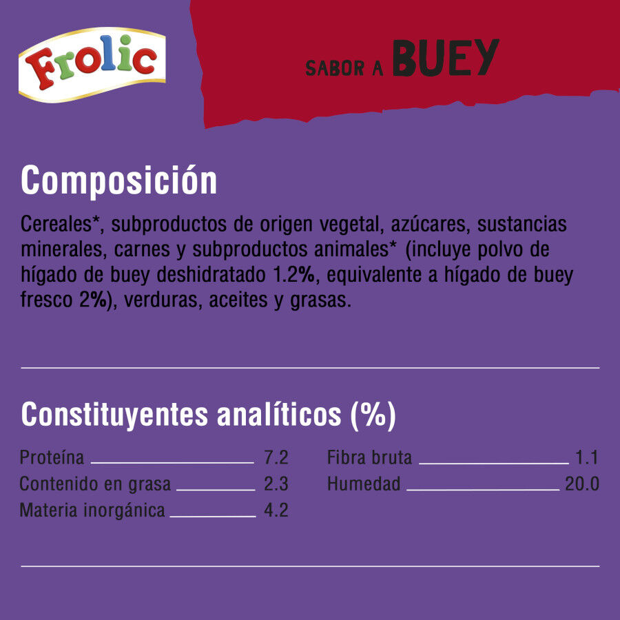 2 huesos Frolic Huesos Chew Bones Masticables para perros, , large Imagen numero 2