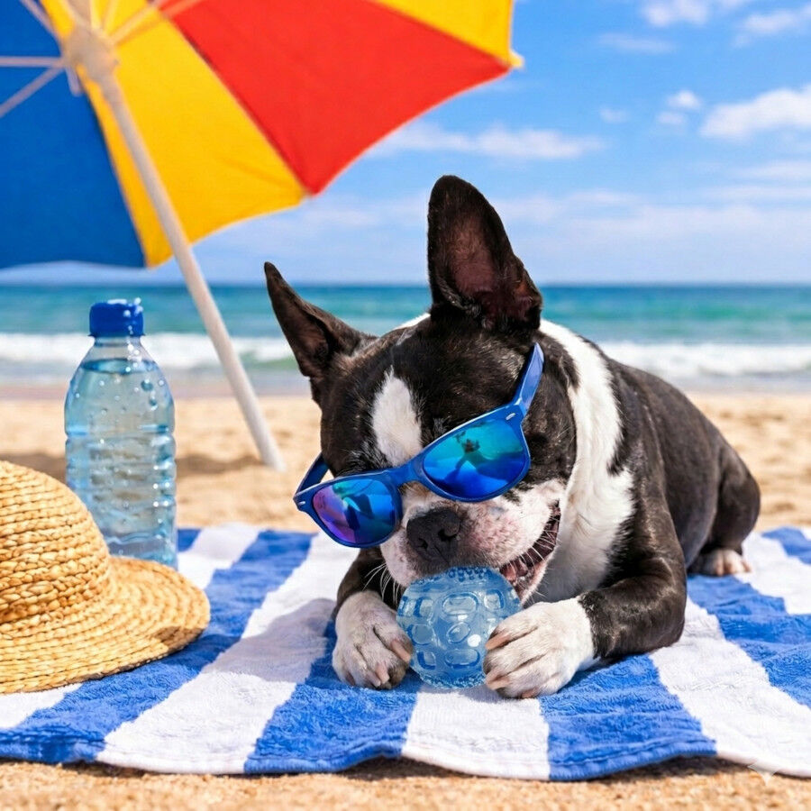 Summer Vibes Pelota de goma juguete para perros, , large indicador imagen numero 1