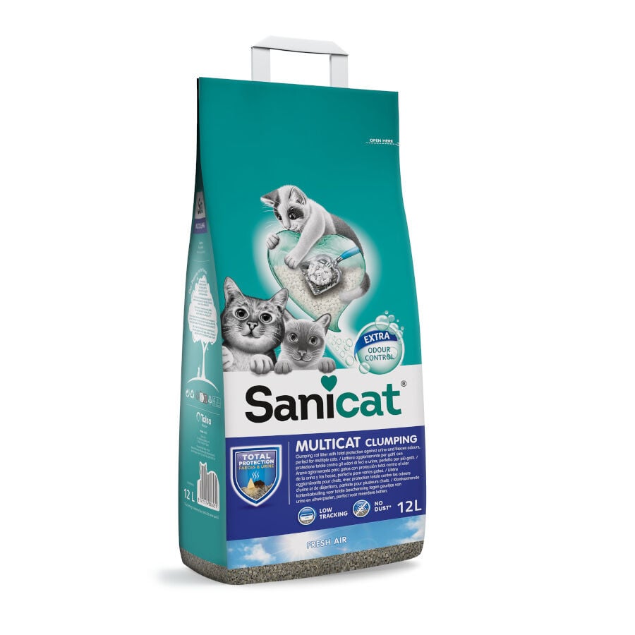 12 L Sanicat Multicat Cumpling Aire Fresco Arena para gatos, , large indicador imagen numero 1