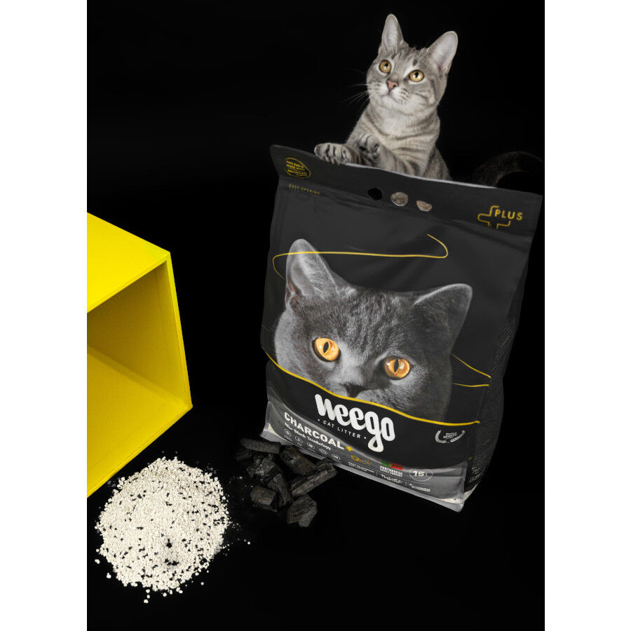 Weego Active Charcoal Plus Arena aglomerante para gatos, , large indicador imagen numero 2