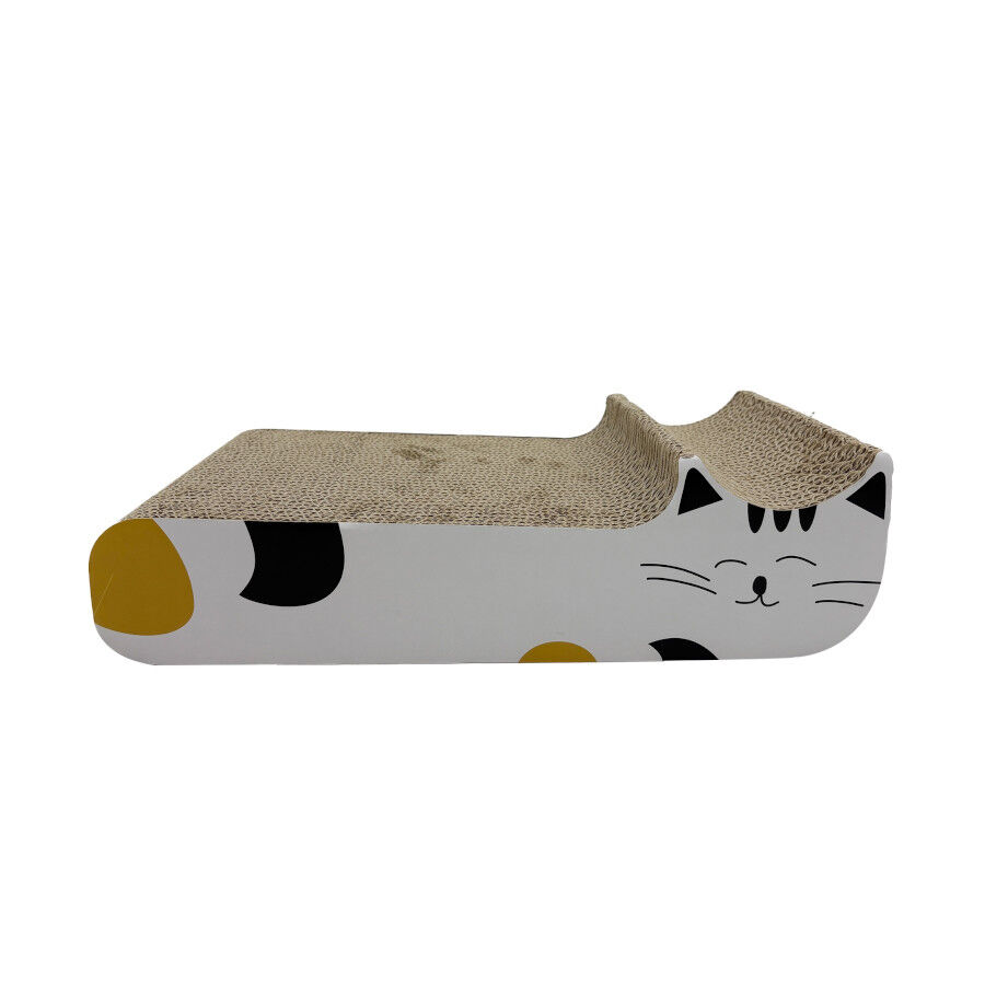 Leeby Kira tabla rascador de cart&oacute;n blanco para gatos, , large Imagen numero 3
