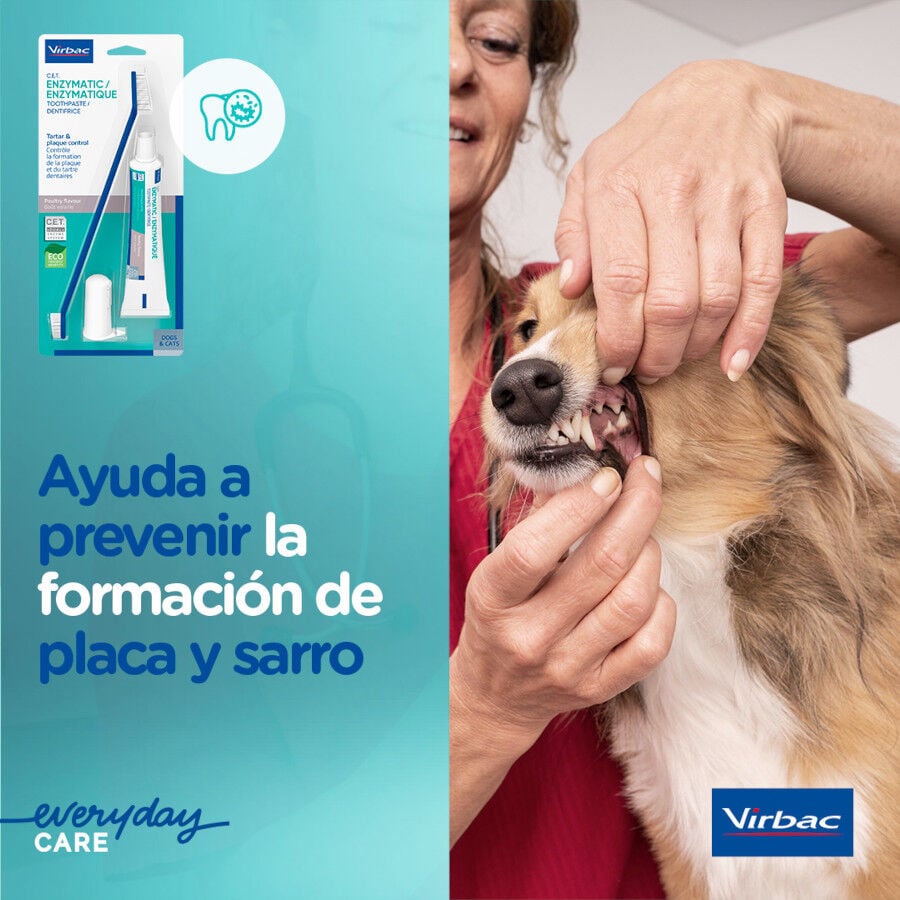 Virbac C.E.T Kit Dent&iacute;frico Enzim&aacute;tico para perros, , large indicador imagen numero 3