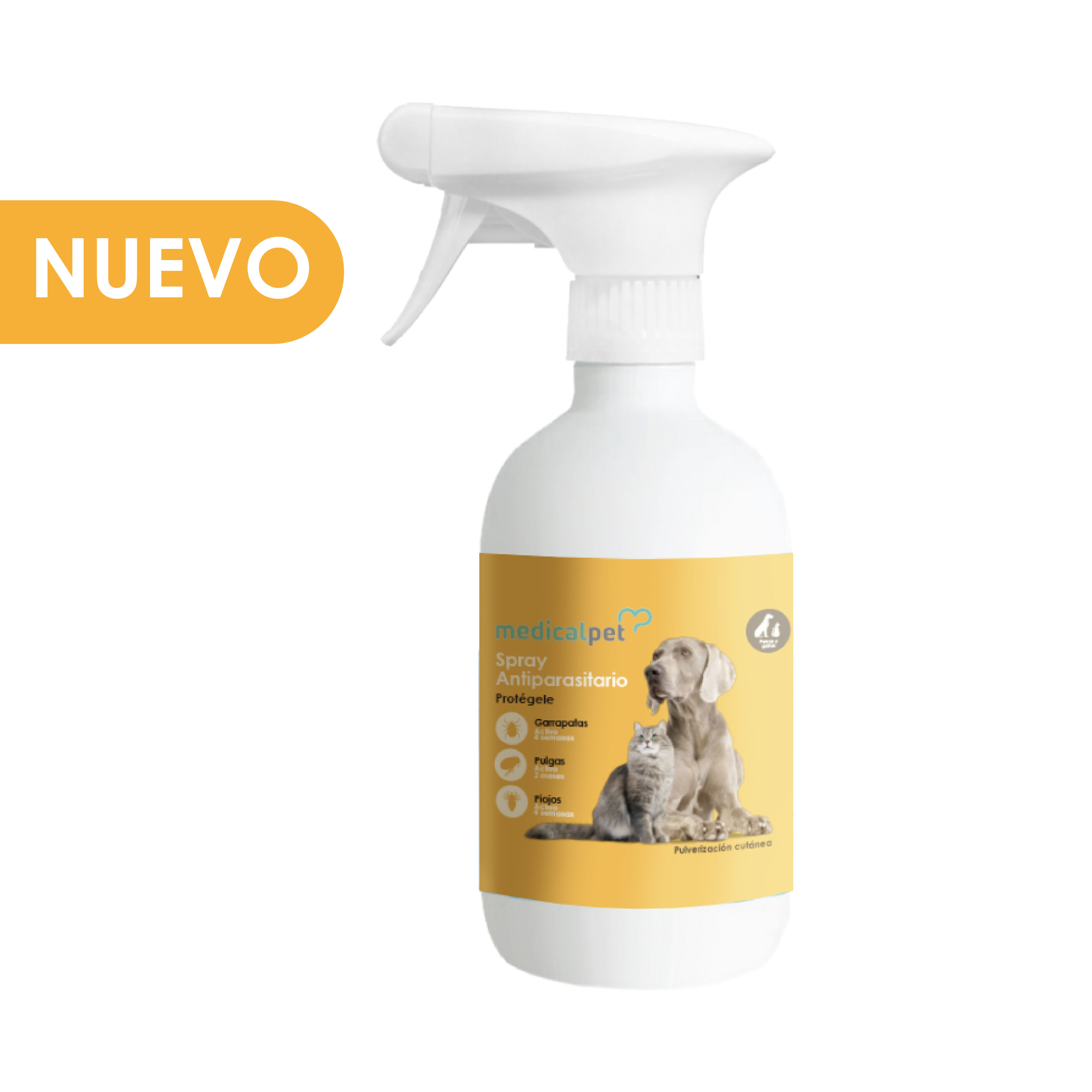 Medicalpet Spray antiparasitario para perros y gatos, , large Imagen numero 2