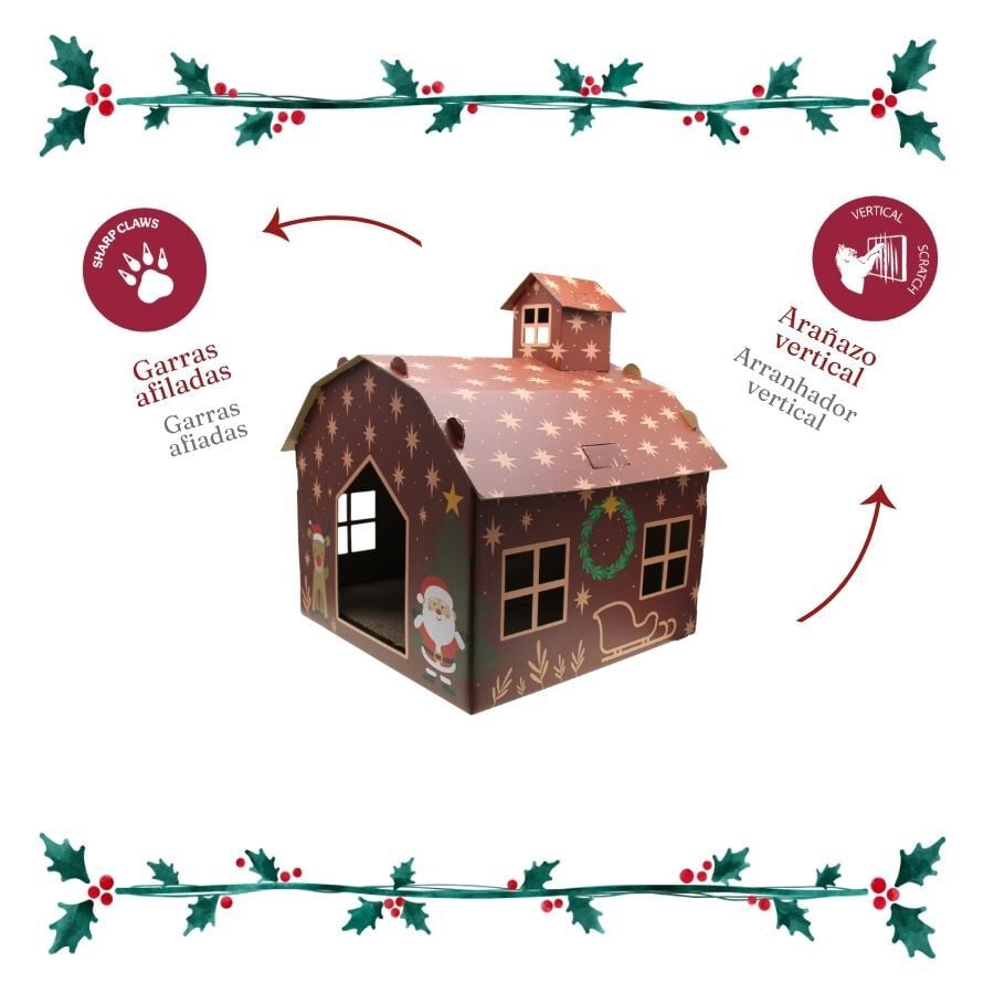 Wonder Christmas Casa Rascador Jengibre para gatos, , large indicador imagen numero 4