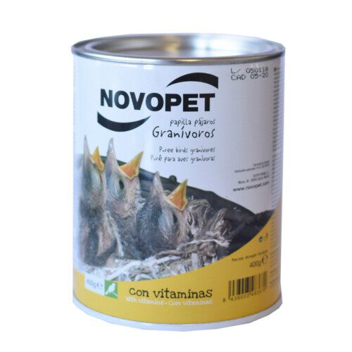 Novopet Papilla de Cr&iacute;a para p&aacute;jaros gran&iacute;voros