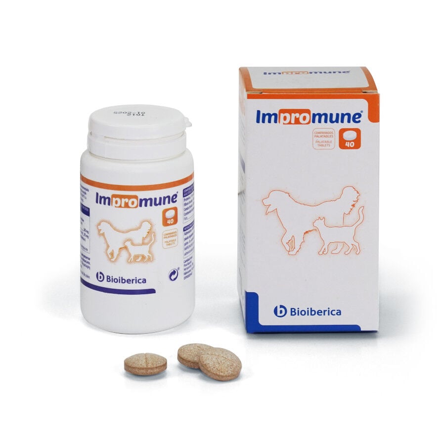 40 comprimidos Bioiberica Impromune Suplemento Alimenticio para perros y gatos, , large Imagen numero 1