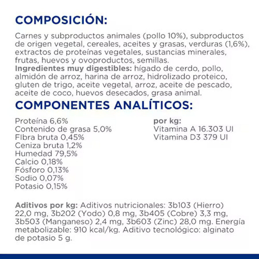 354 g Hill's Prescription Diet ON-Care Estofado de Pollo y Vegetales lata para perros, , large indicador imagen numero 5