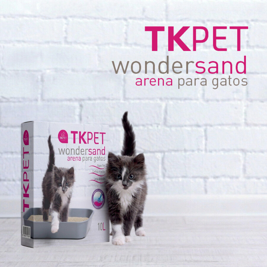 10 L TK-Pet Litter Wondersand Arena Natural para gatos, , large indicador imagen numero 5