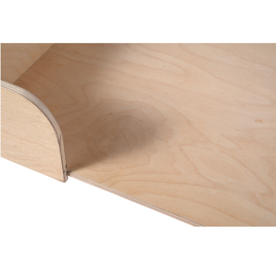 Leeby sof&aacute; de madera con colch&oacute;n azul para perros, , large indicador imagen numero 8
