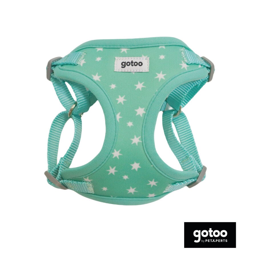 Gotoo Arn&eacute;s ajustable estampado estrellas verde para cachorros