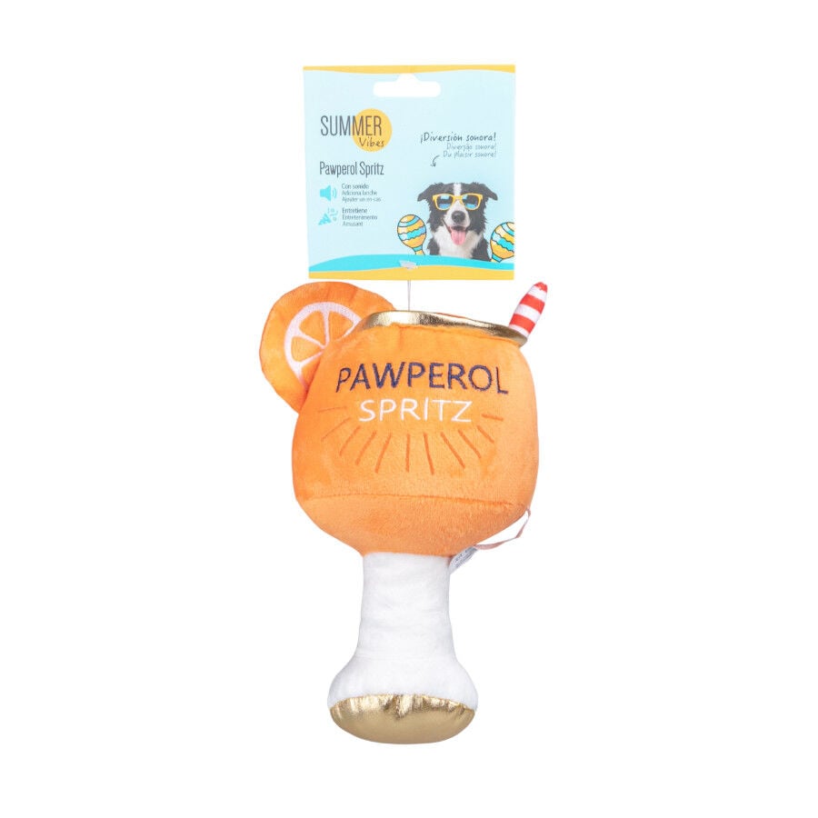 Summer Vibes Pawperol Spritz Peluche Juguete para perros, , large indicador imagen numero 5