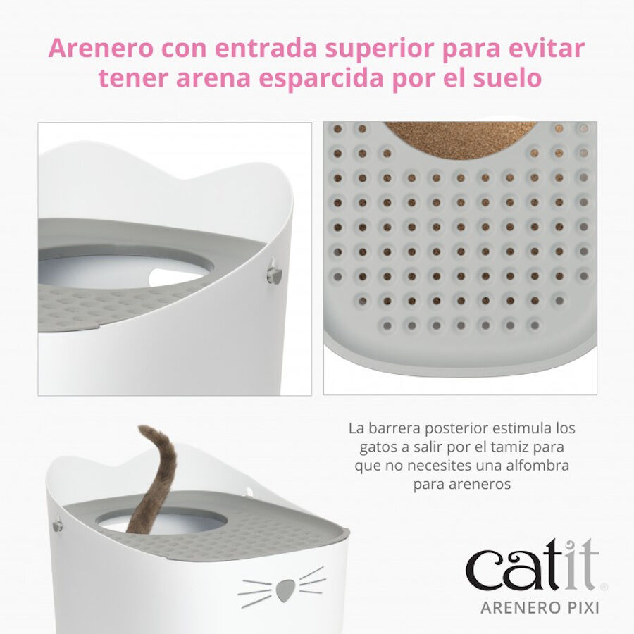 Catit Pixi Arenero Blanco para gatos, , large Imagen numero 3