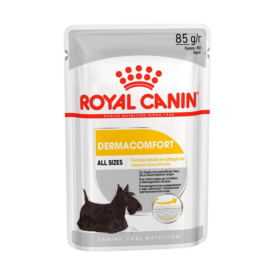 85 g Royal Canin Dermacomfort Sobres Pat&eacute; para perros, , large Imagen numero 1