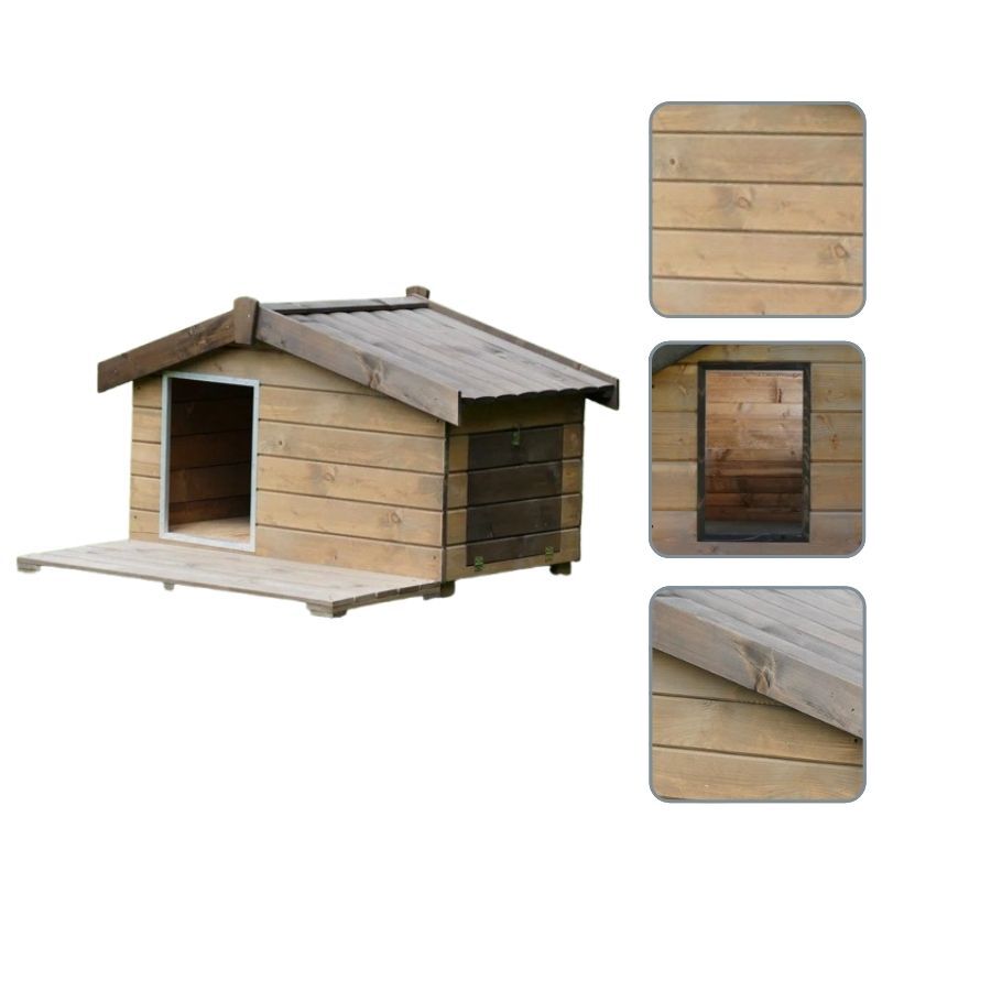 TK-Pet Mountain Caseta de Madera para perros, , large indicador imagen numero 5