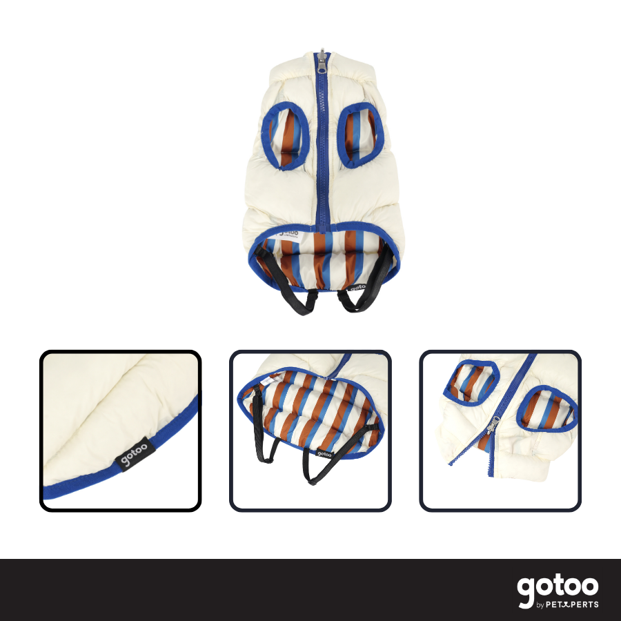 Goto Abrigo Reversible Acolchado para perros, , large indicador imagen numero 3