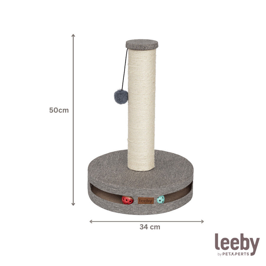 Leeby Gonzalo rascador con juguete y bola para gatos, , large Imagen numero 4