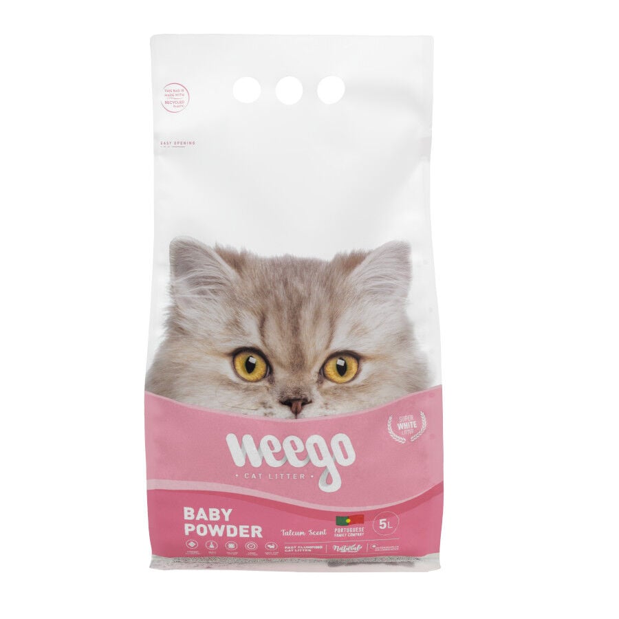 Weego Baby Powder Arena Aglomerante para gatos, , large Imagen numero 1